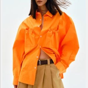 Source Unknown Oversized Pocket Button Up